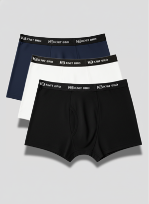 Men Boxers Pack of 3 (Black, White, Navy)