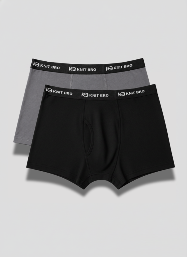 Men Underwear Pack of 2 Grey and Black Men Underwear Pack of 2 Grey and Black