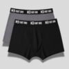 Men Boxer Shorts Grey-Black Men Boxer Shorts Grey-Black