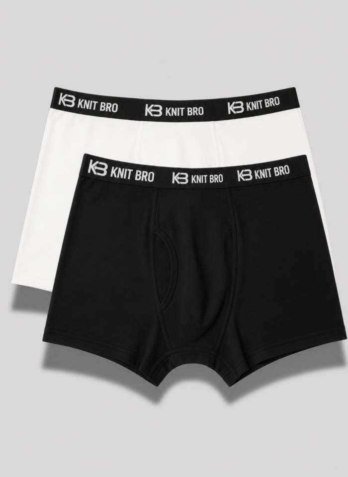 Men Underwear (White-Black) Men Underwear (Black-White)