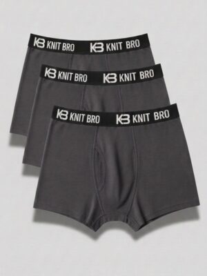 Mens boxer Grey Color Pack of 3 Men Boxers Grey Color Pack of 3